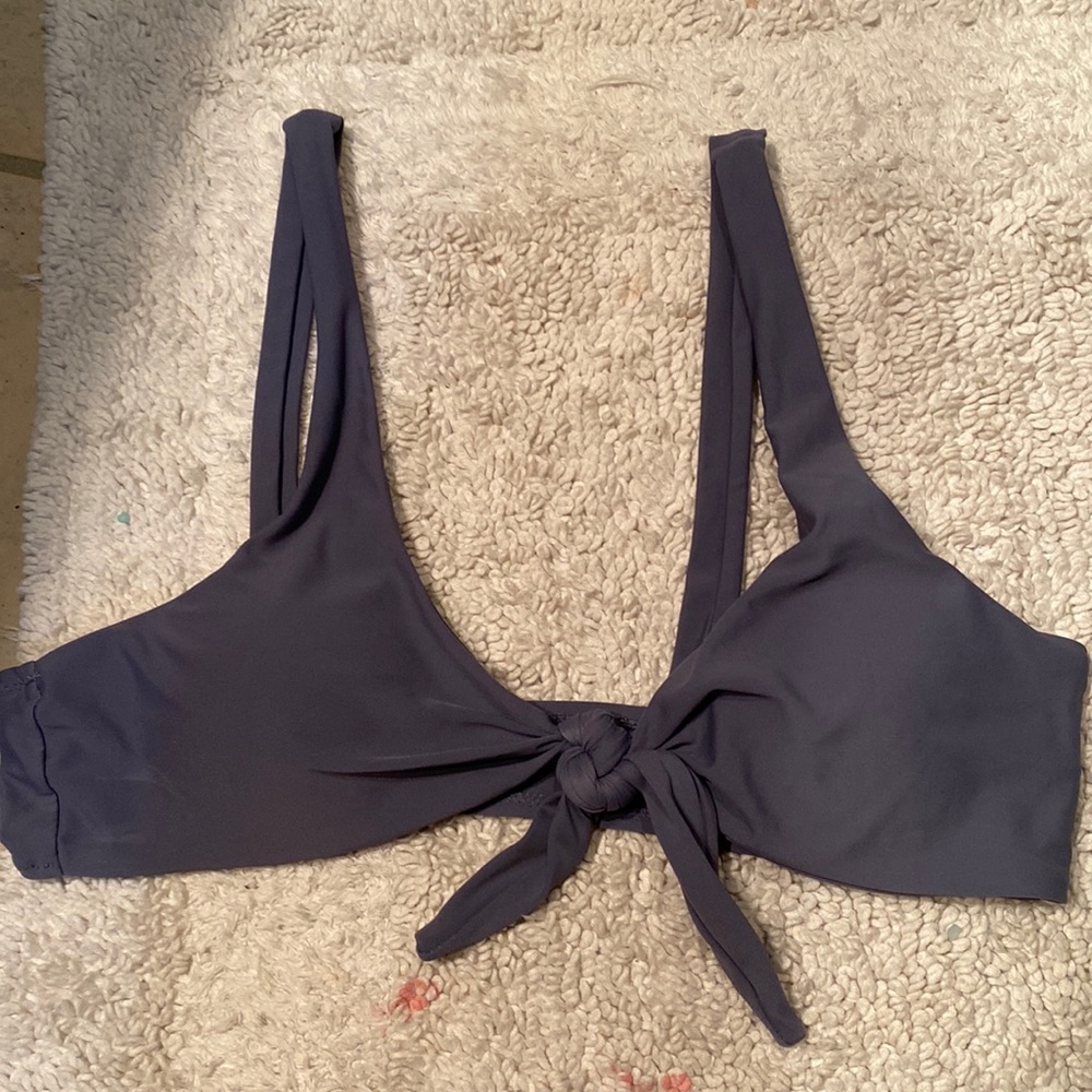 blue swimsuit top size 6